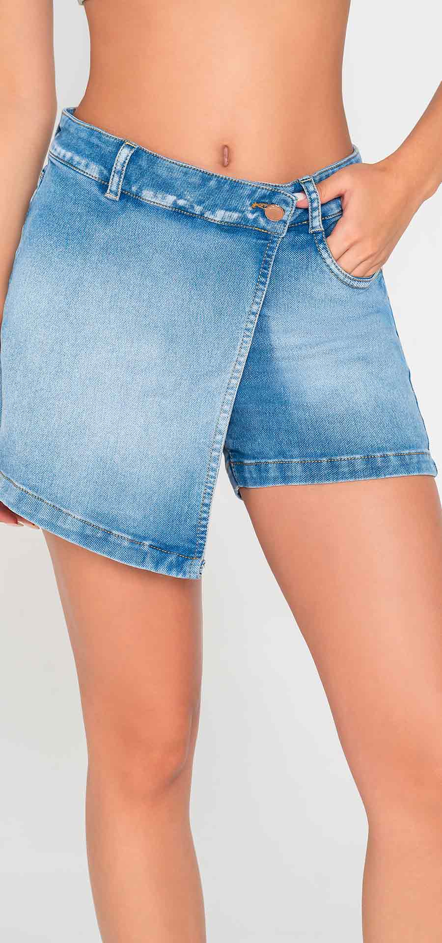 Ref. 700-1839 Short Falda en Denim.